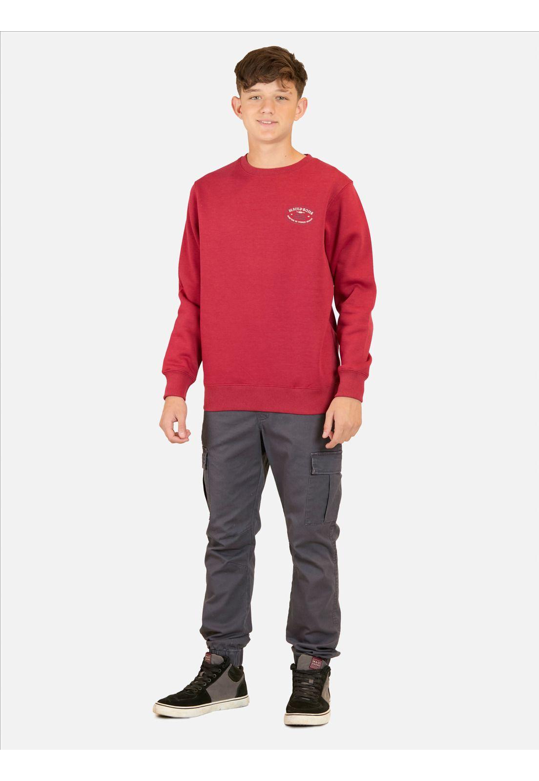 Poleron CR Flow Rojo Infantil Maui And Sons-3