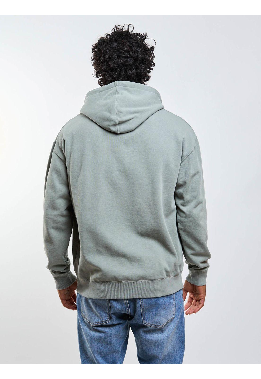 Poleron Canguro Sencil Verde Hombre Maui And Sons-1