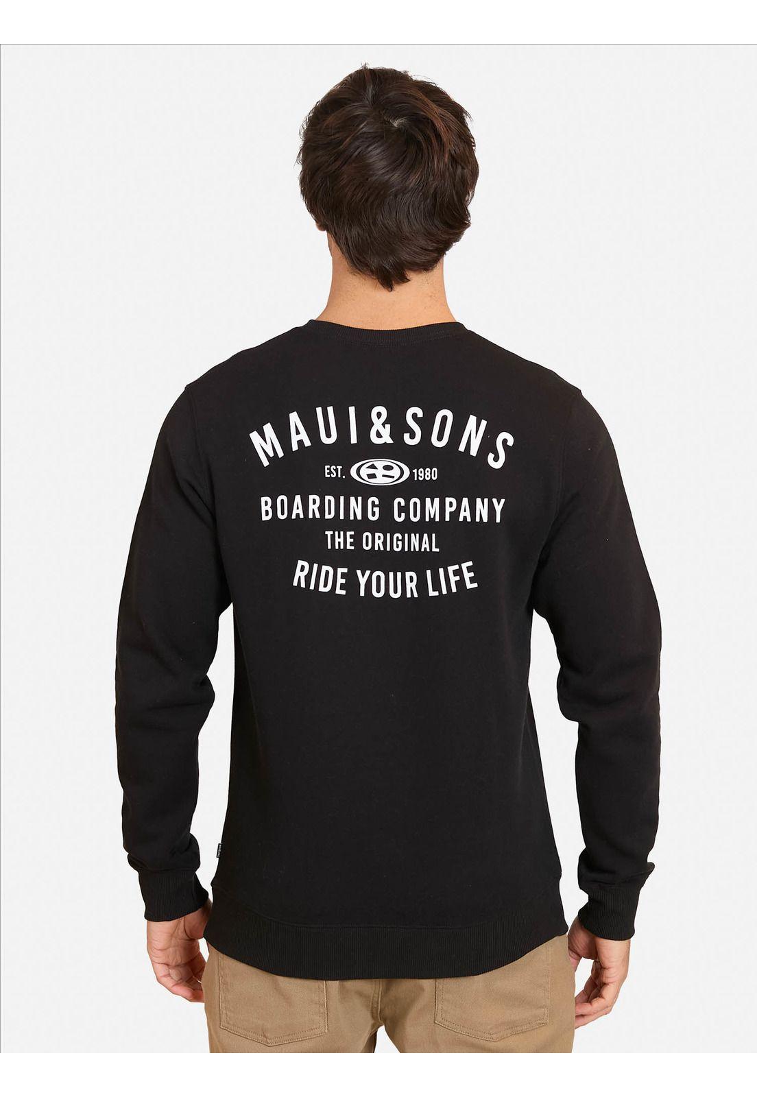 Poleron CR Luminous Negro Hombre Maui and Sons-1