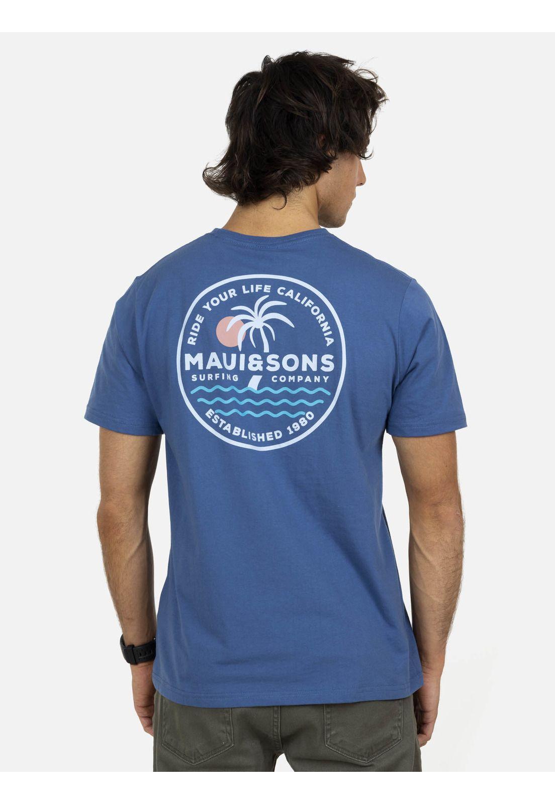 Polera ML Hombre Gris Oscuro 5P568-MV22 Maui and Sons-1