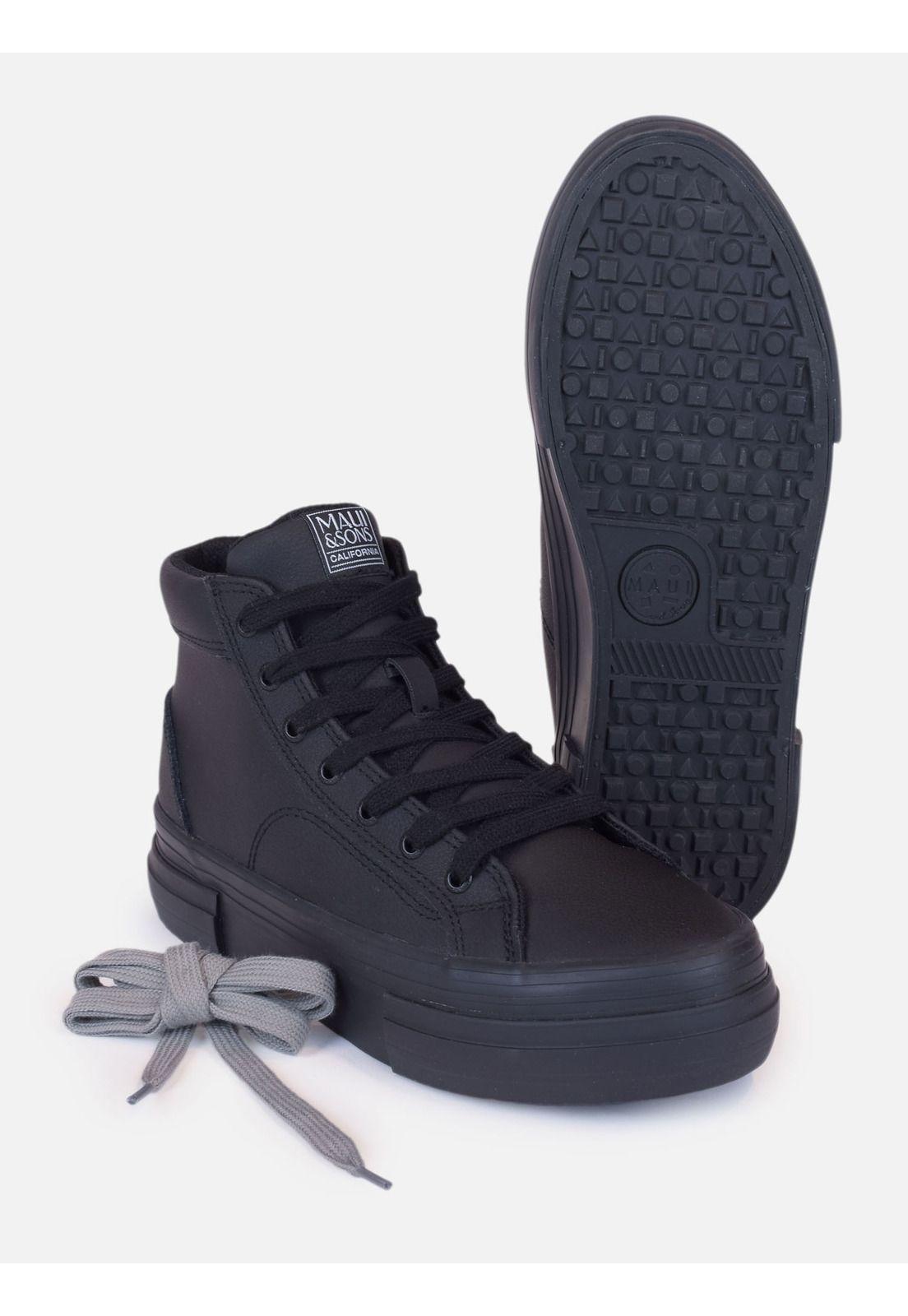 Zapatilla Escolar Amaranta Negro Mujer Maui and Sons-3