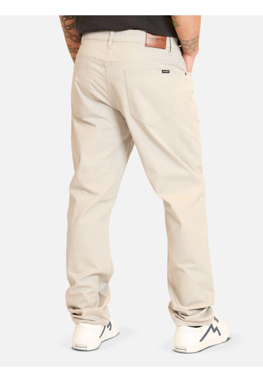 Pantalón Kaiyo Beige Hombre Maui And Sons-3