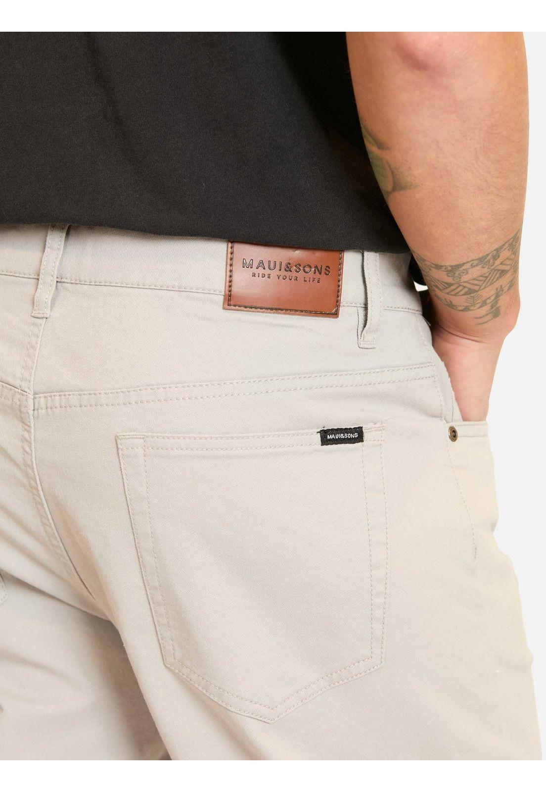 Pantalón Kaiyo Beige Hombre Maui And Sons-4