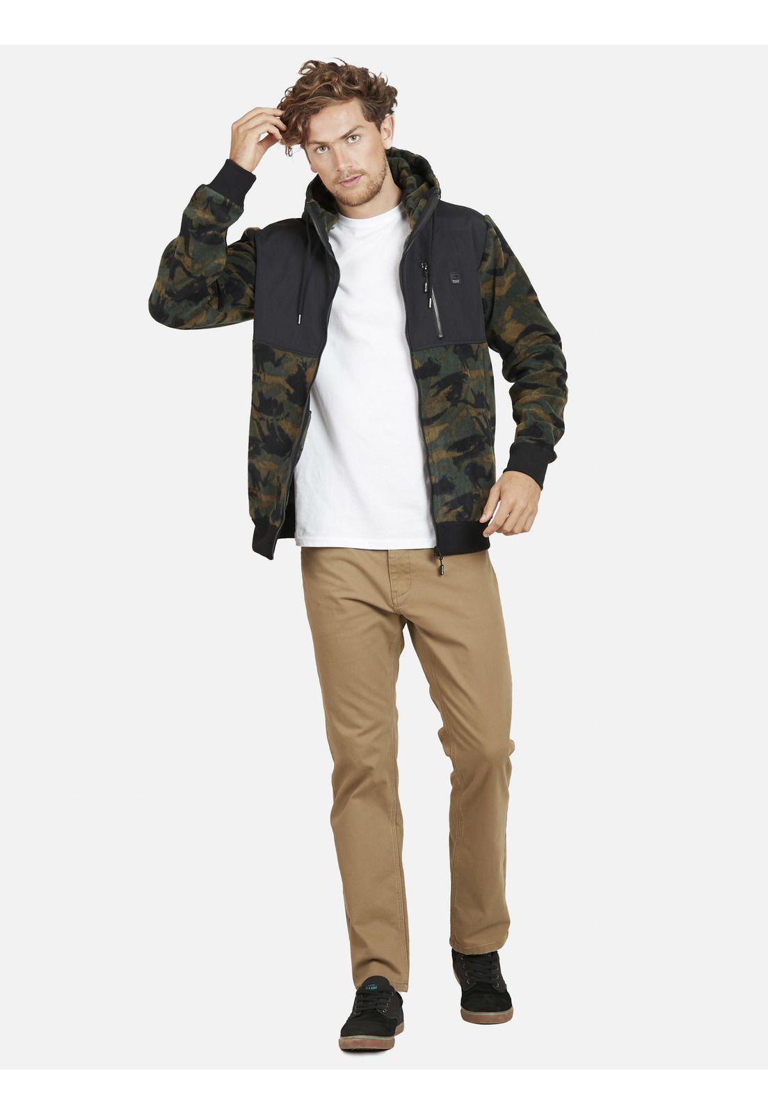 Poleron BRUSH STROKES Hombre Multicolor Maui and Sons-3