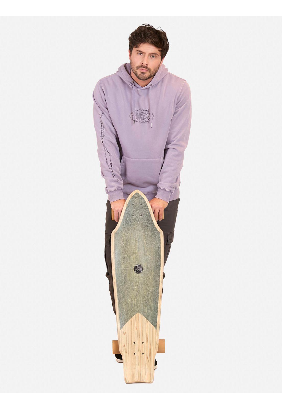 Poleron Canguro Grayson Morado Hombre Maui and Sons-2