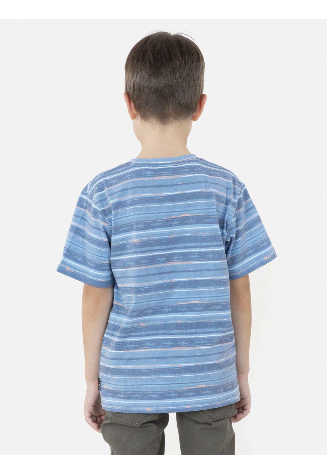 Polera SHARK DESTROY Niño Multicolor Maui and Sons-1