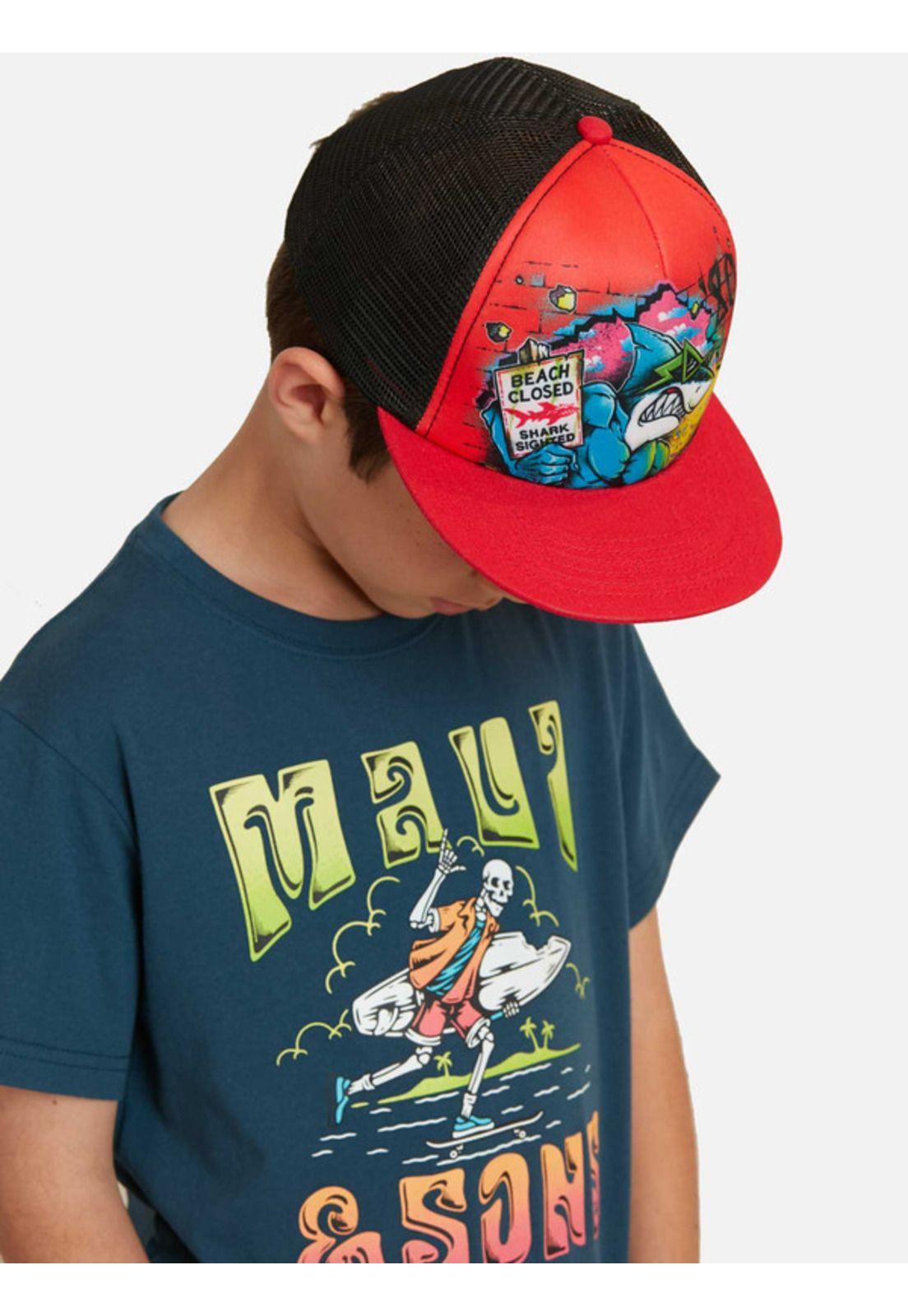 Pack Polera Jockey Infantil Azul Maui and sons-2