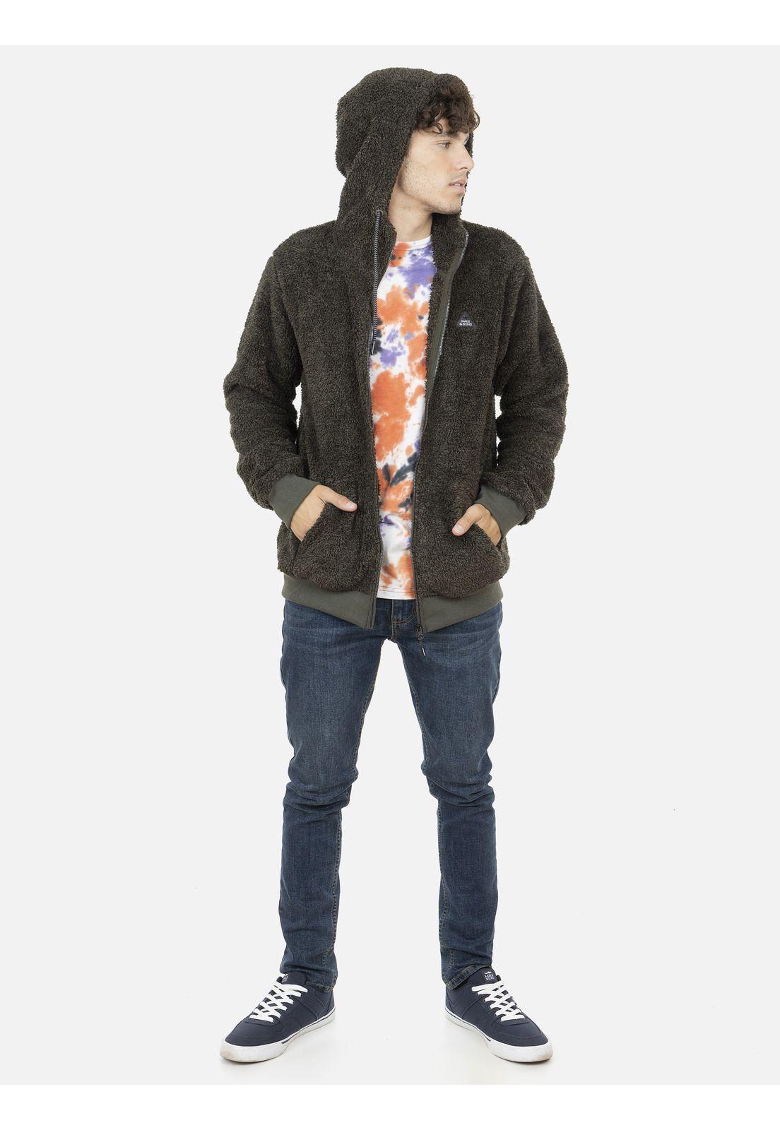 Poleron Fullzipper Hombre Maui Verde 5O323-MI21-3