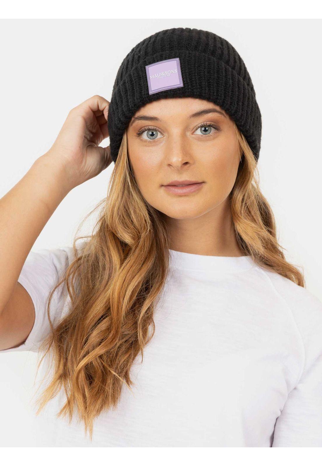 Gorro About A Snow Negro Mujer Maui And Sons-0