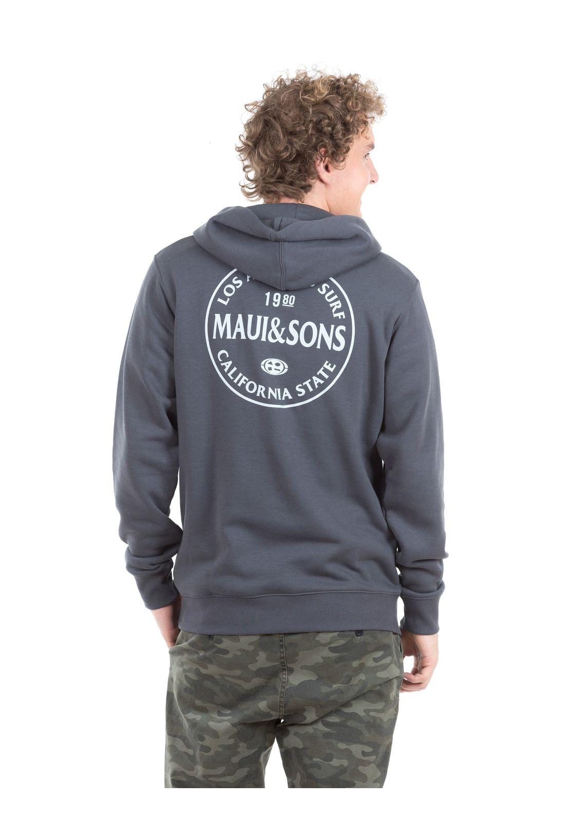 Poleron Canguro MAUI Hombre 5O978-MI20 Gris-1