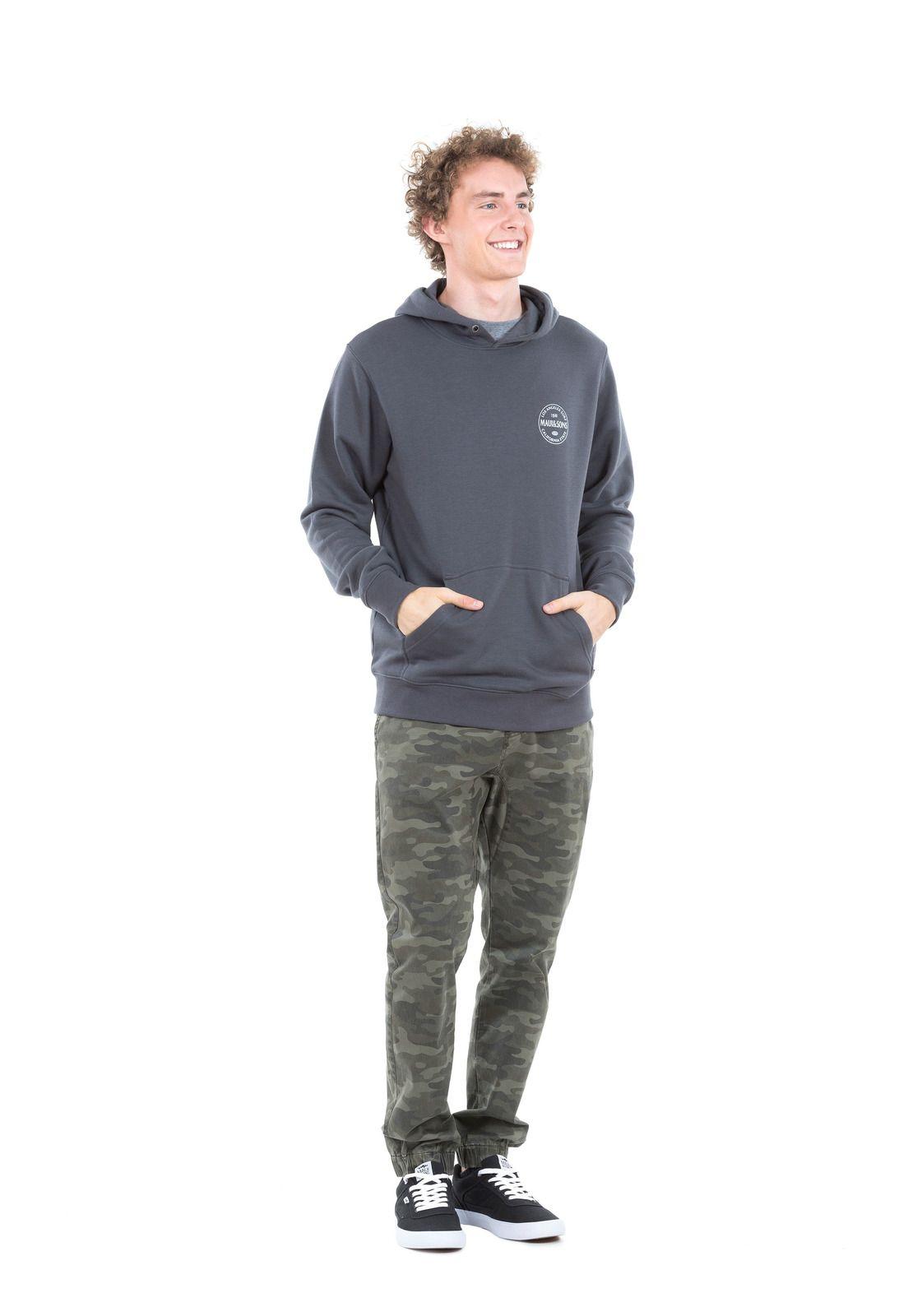 Poleron Canguro MAUI Hombre 5O978-MI20 Gris-3