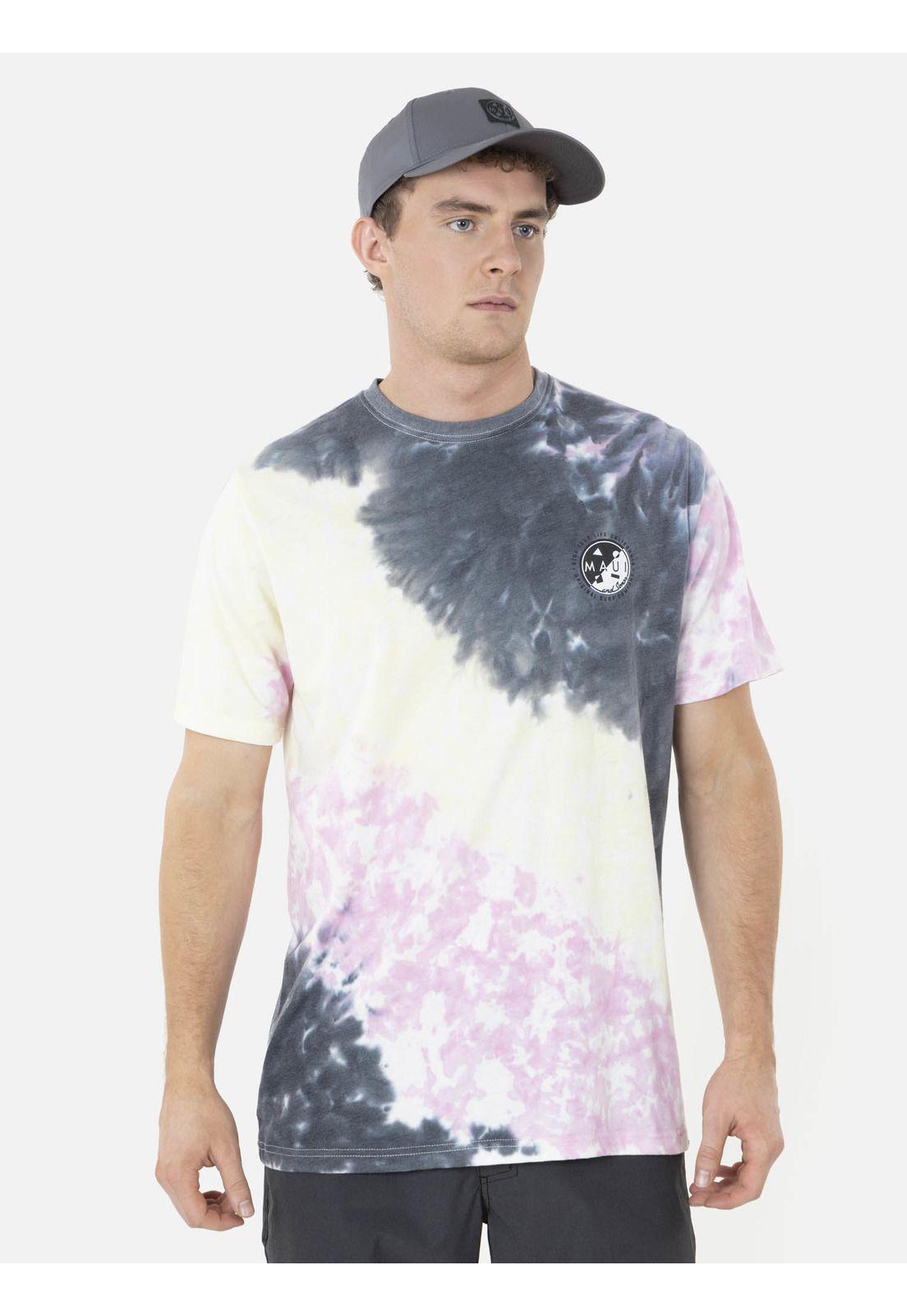 Polera Cookie MID DUO TIE DYE Hombre Multicolor Maui and Sons-1