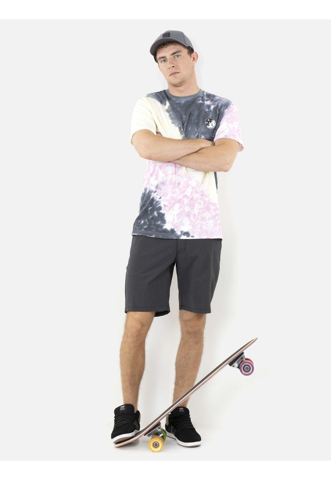 Polera Cookie MID DUO TIE DYE Hombre Multicolor Maui and Sons-3