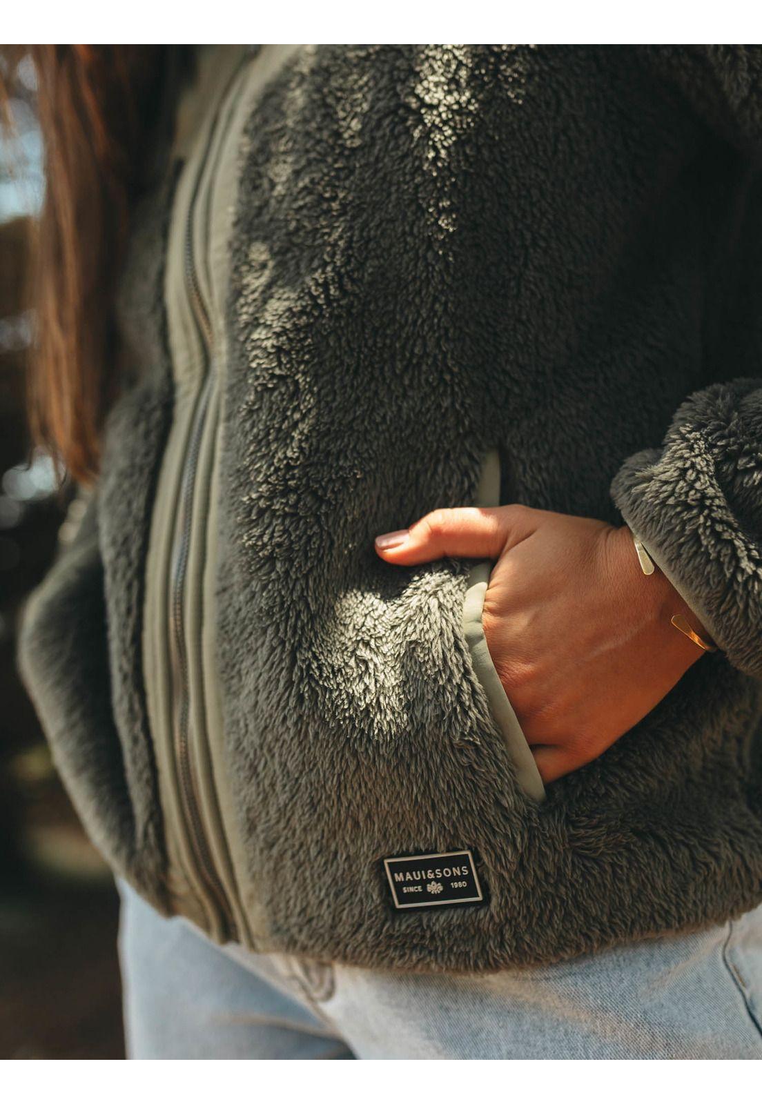 Poleron FZ Amare Verde Mujer Maui And Sons-3