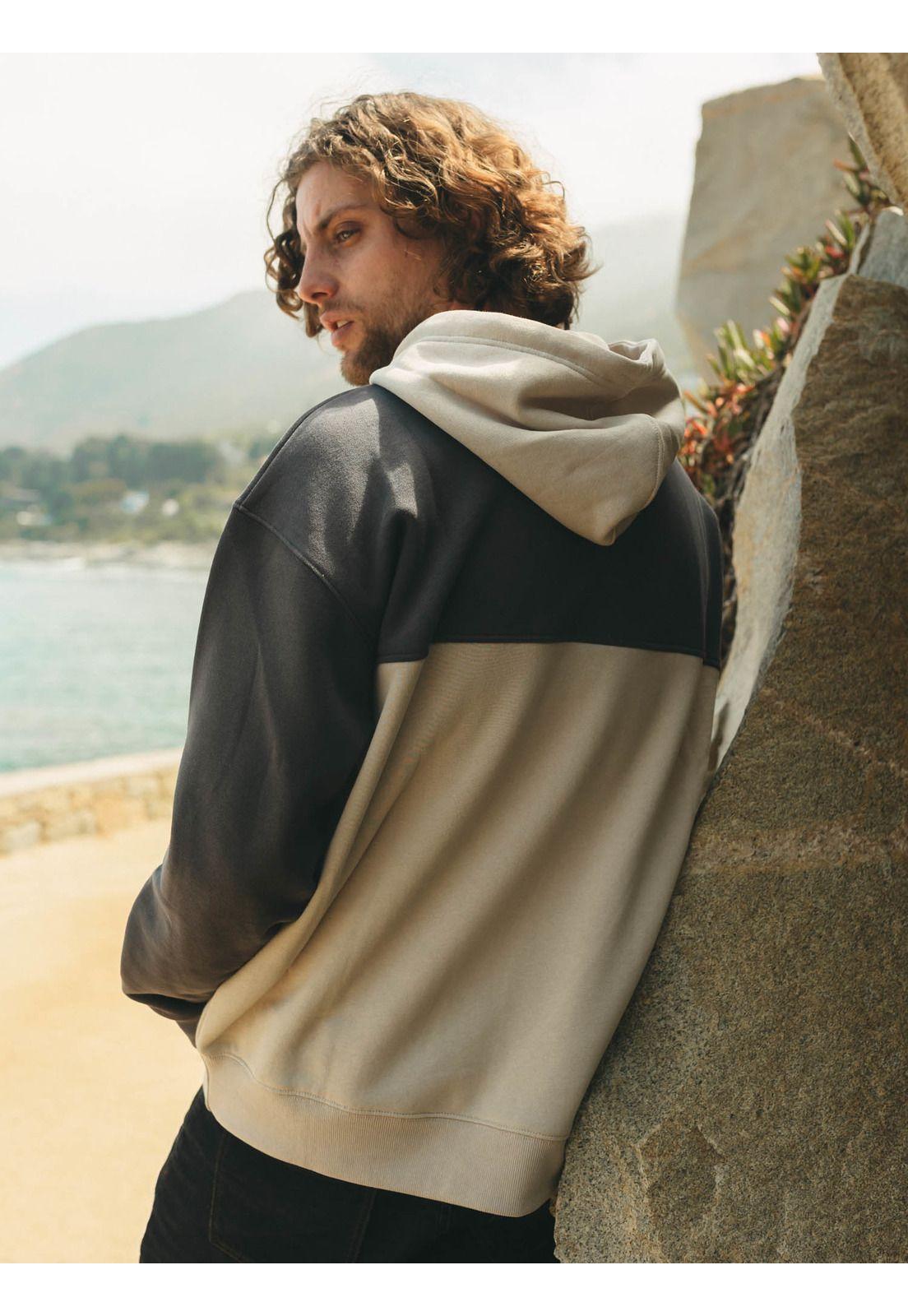 Poleron Canguro Foamix Beige Hombre Maui And Sons-2