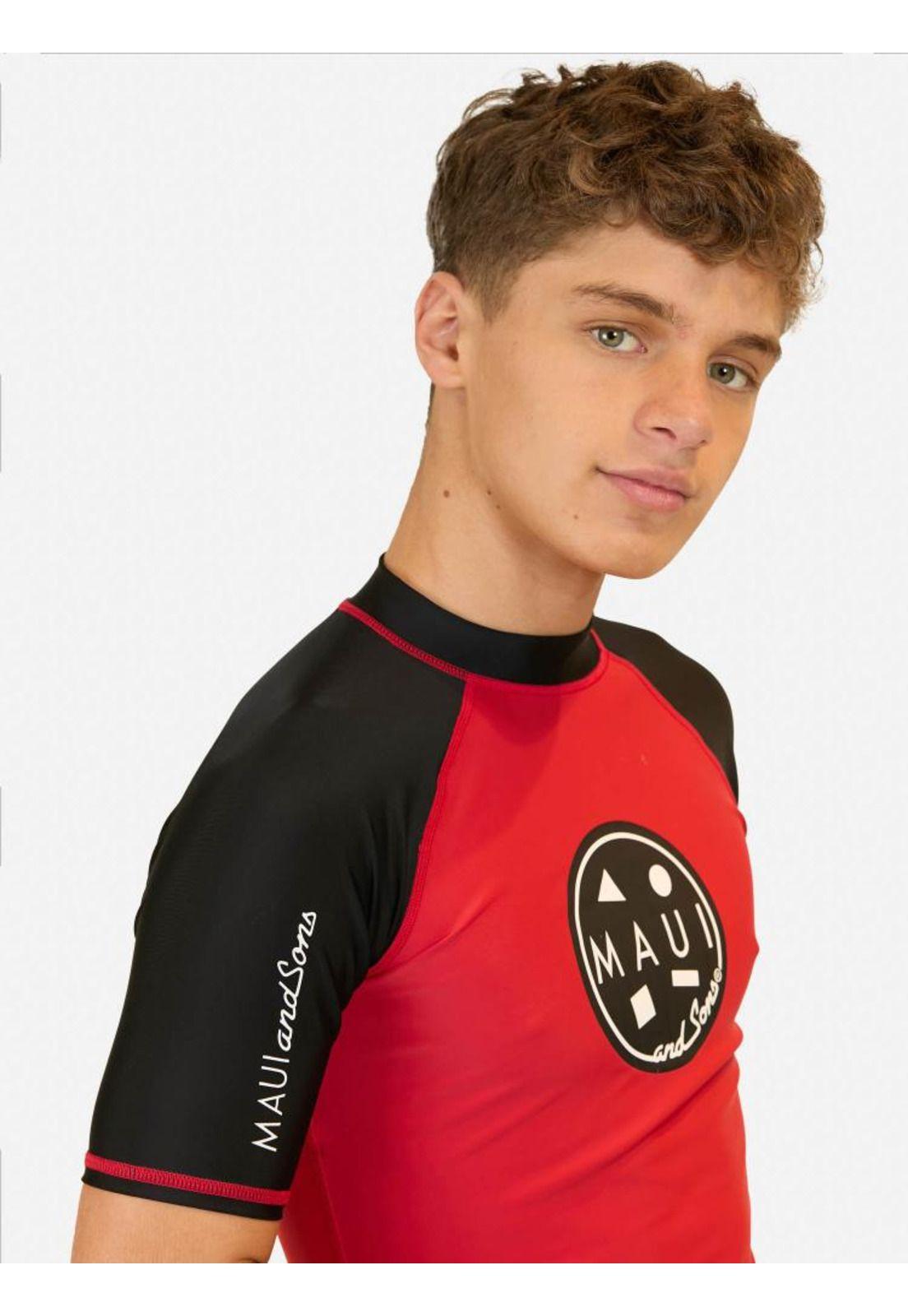 Polera UVP Alleysprout Rojo Infantil Maui And Sons-2
