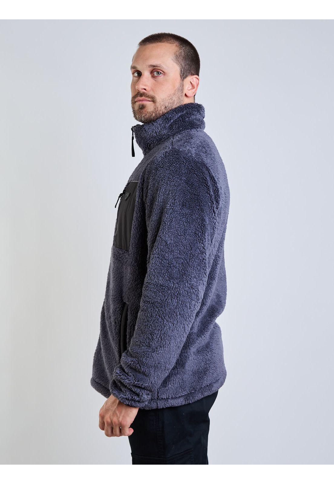Poleron Chiporro Iron Wave Gris Hombre Rusty-2