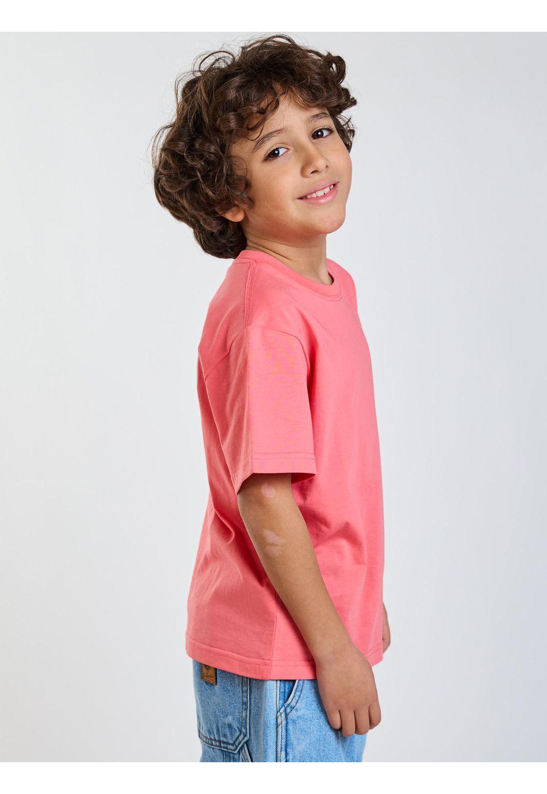 Polera MC Shild Rosado Infantil Maui and Sons-2