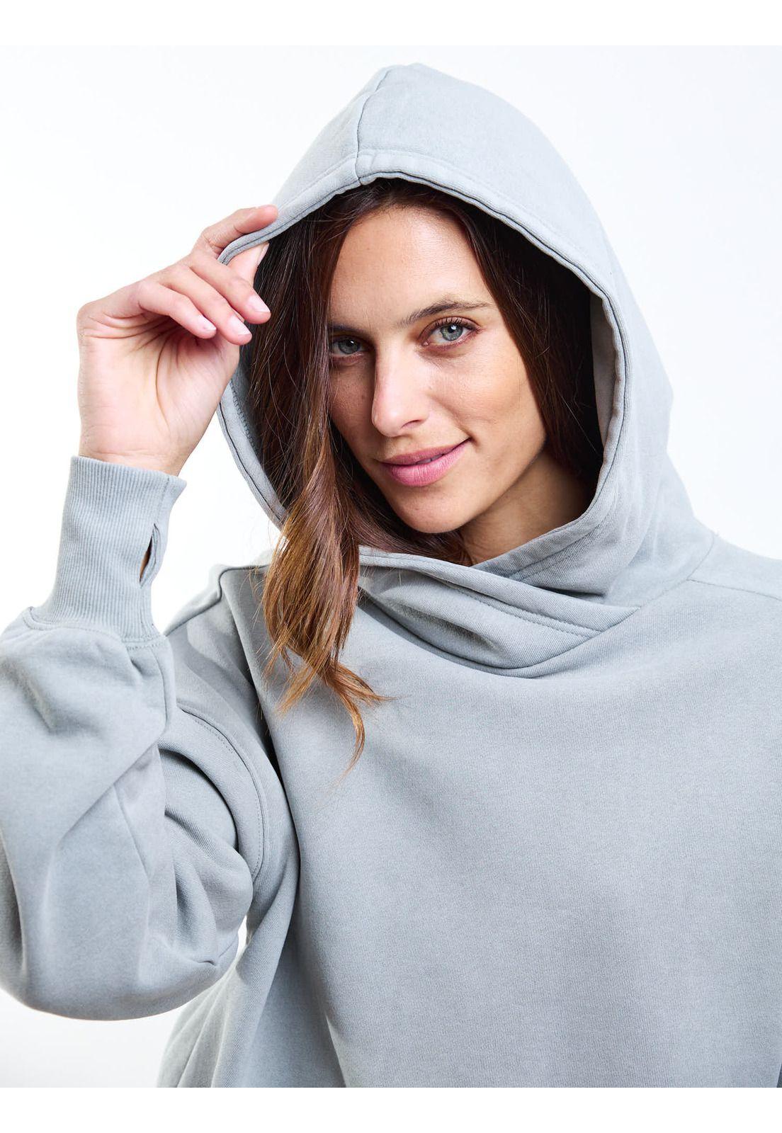 Poleron Canguro Sri Lanka Verde Mujer Maui And Sons-3