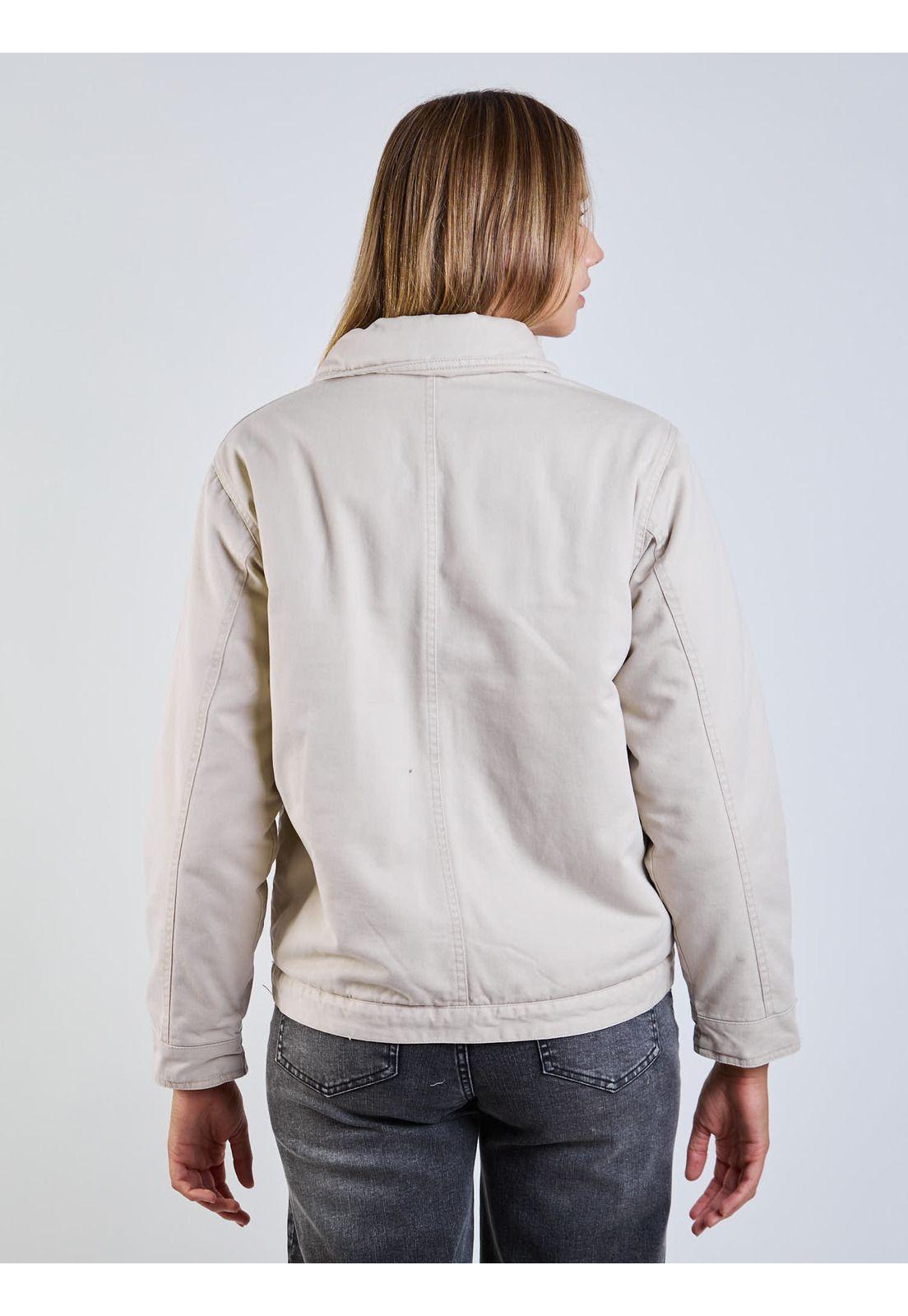 Chaqueta Poppa Beige Mujer Maui And Sons-1