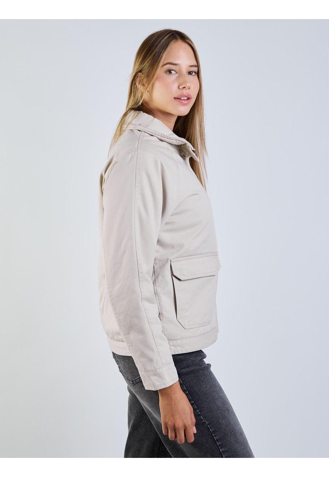Chaqueta Poppa Beige Mujer Maui And Sons-2