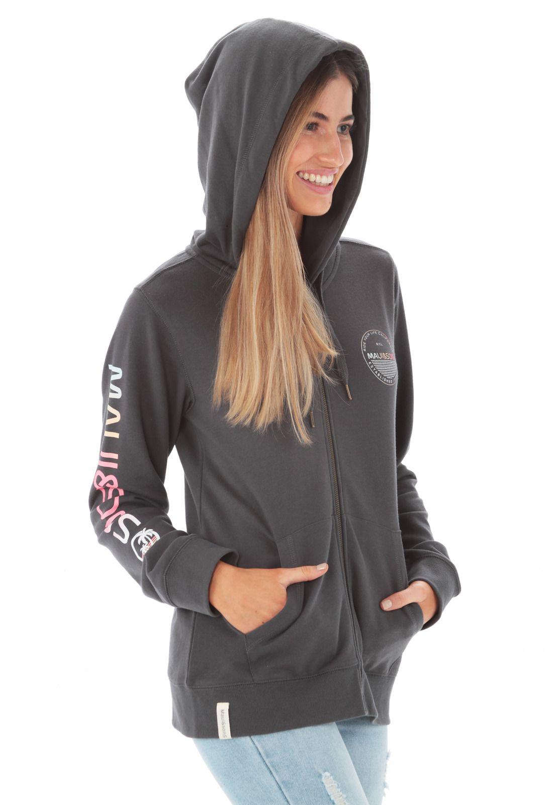 Poleron Mujer Maui 5O568-WV21 Gris-2