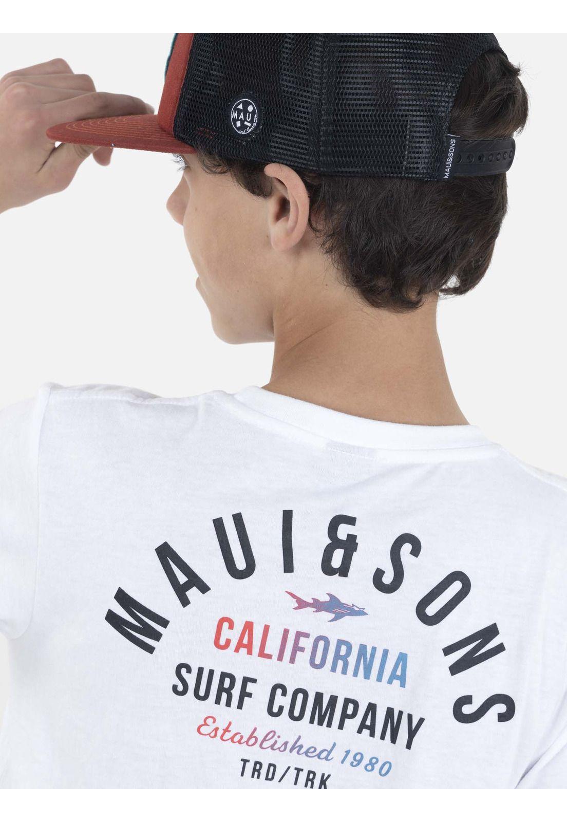 Pack Polera Jockey Juvenil Blanco 5AV1223-MV22 Maui And Sons-2