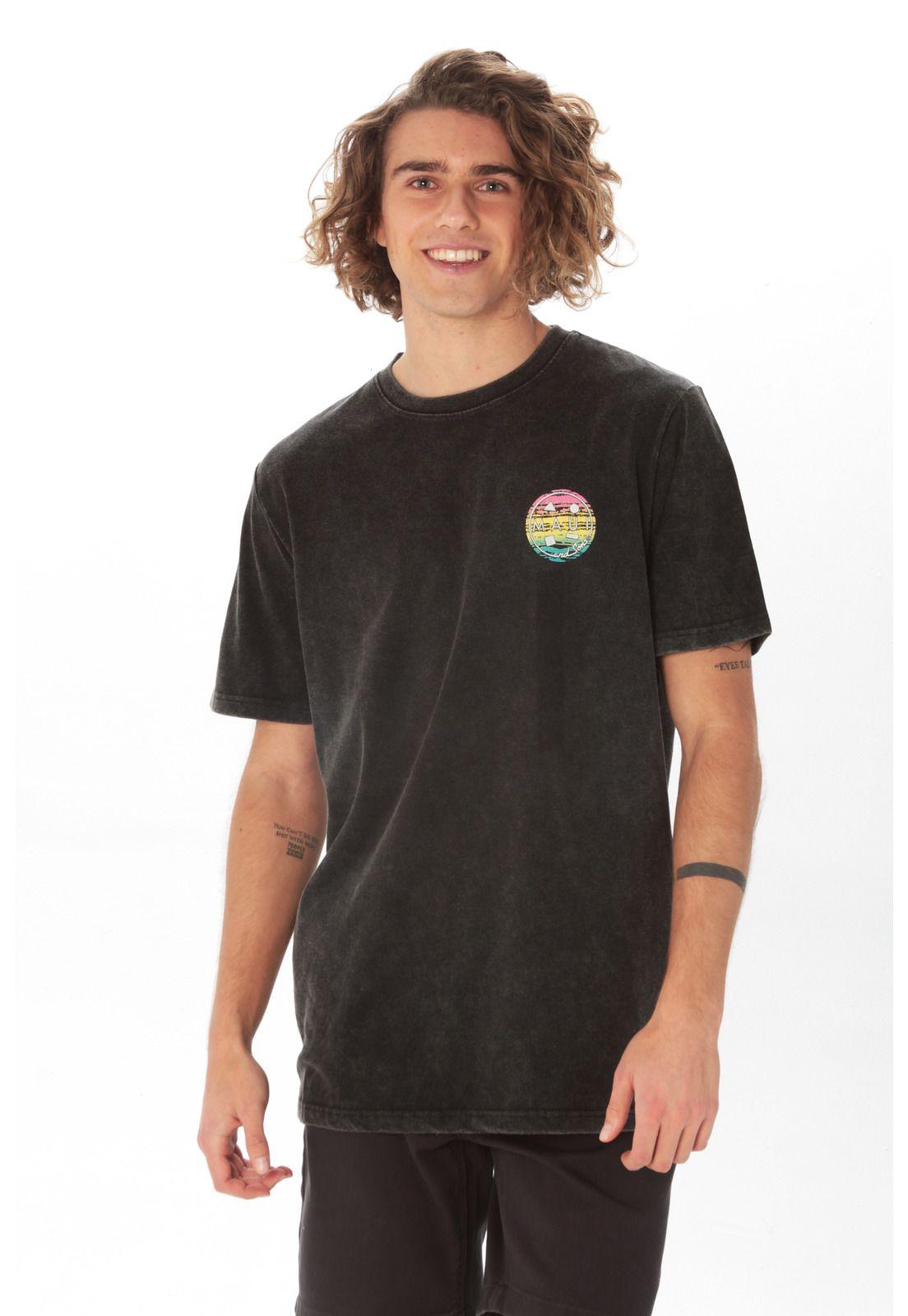 Polera M/C Basica Hombre 5P1061-MV21 Negro-0