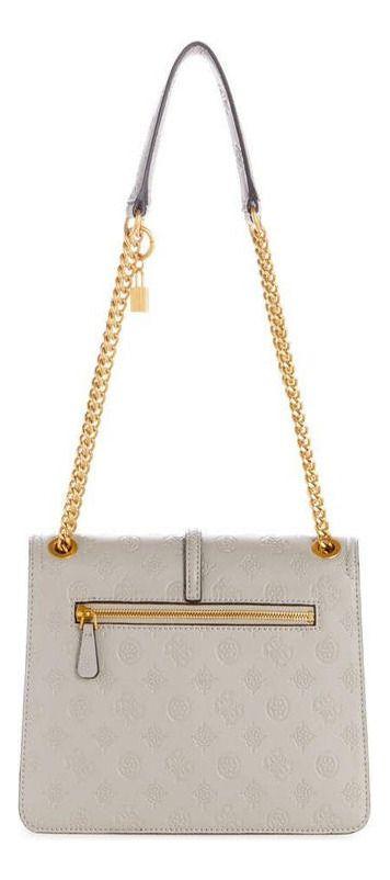 Cartera Guess Mujer James Logo Convrtbl Xbody Flap Blanco-2