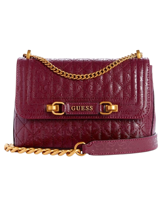 Cartera Guess Mujer Aveta Convertible Crossbdy Flp Rojo-0