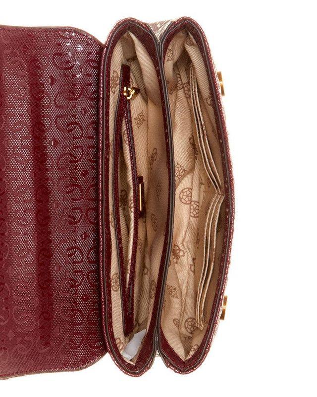 Cartera Guess Mujer Aveta Convertible Crossbdy Flp Rojo-3