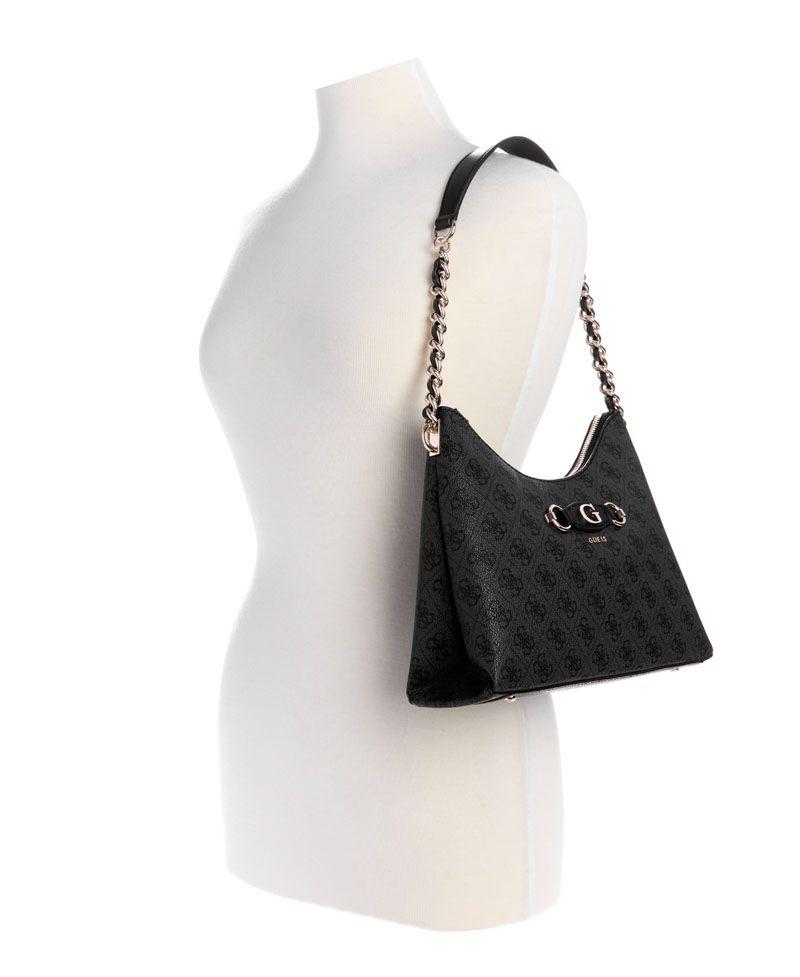 Cartera Izzy Top Zip Shoulder Bag Gris Oscuro-4