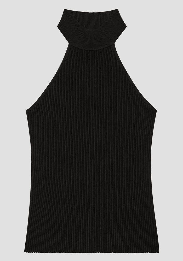 Top Guess Mujer Sl Shayna Ottoman Mk Nk Top Negro-1