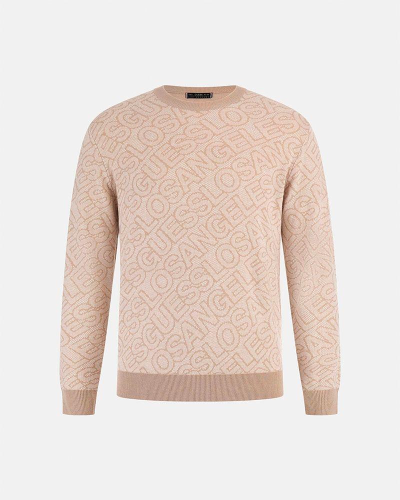 Sweater Jarrod Cn Ao Jacquard Blanco-4