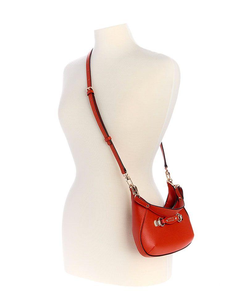 Cartera Mimina Mini Hobo Crossbody Naranja-4