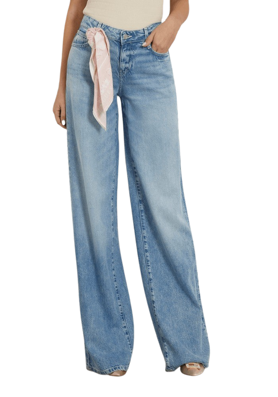 Jeans Guess Mujer Sexy Palazzo Denim.-0