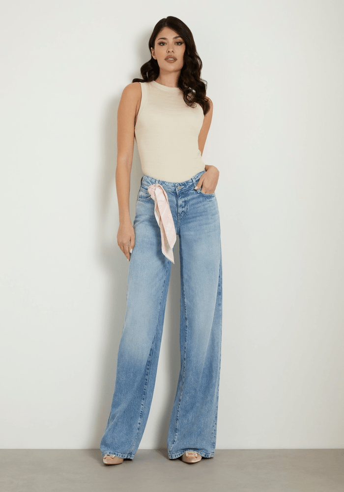 Jeans Guess Mujer Sexy Palazzo Denim.-1