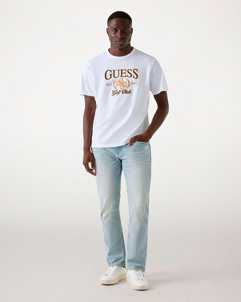 Polera Guess Mujer Ss Cn Guess 4G Tee Blanco-1