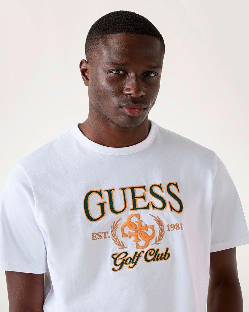 Polera Guess Mujer Ss Cn Guess 4G Tee Blanco-3
