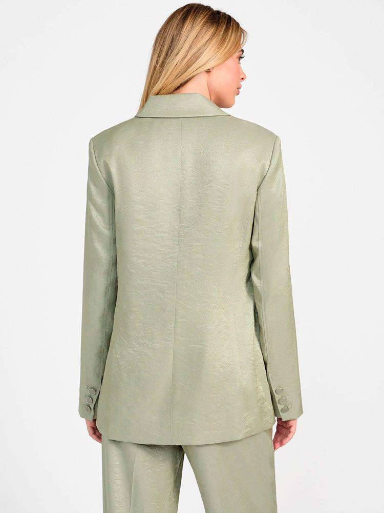 Chaqueta Guess Mujer Camille Perfect Blazer Verde-1