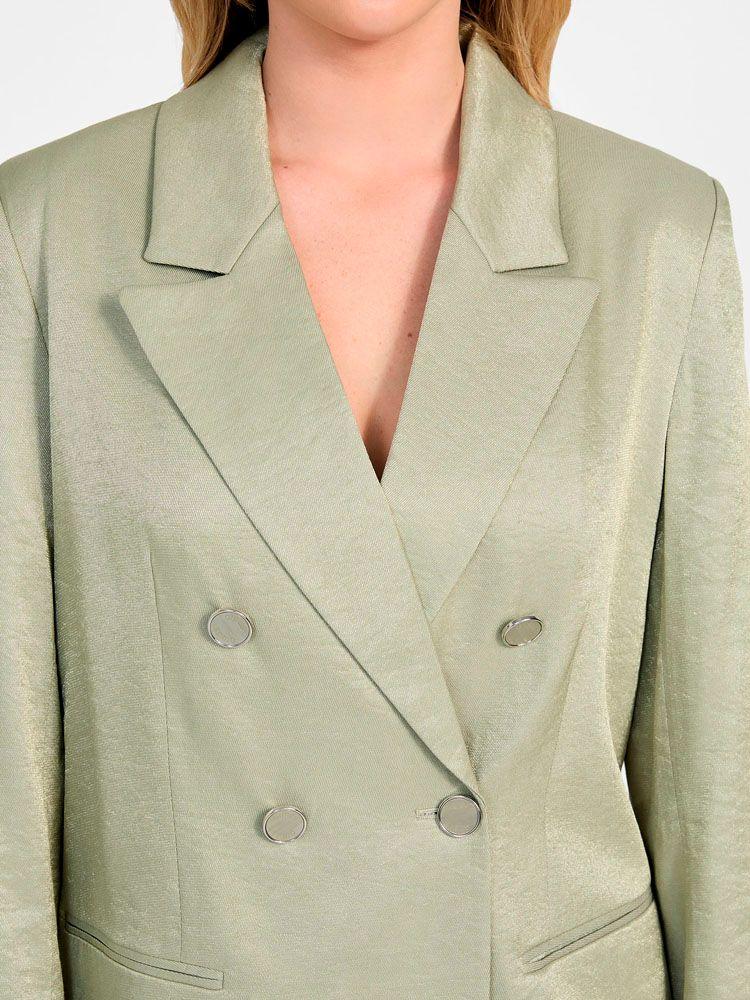 Chaqueta Guess Mujer Camille Perfect Blazer Verde-4