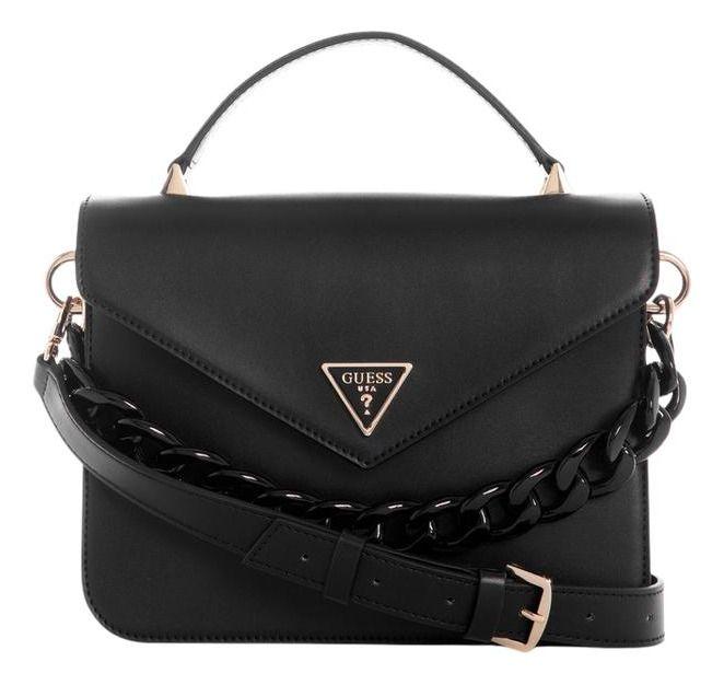 Cartera Guess Mujer Corina Top Handle Flap Negro-0