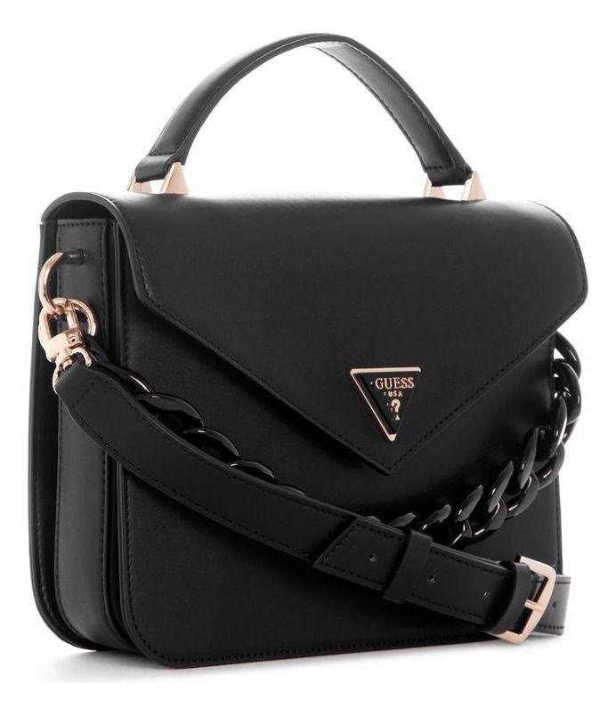 Cartera Guess Mujer Corina Top Handle Flap Negro-1