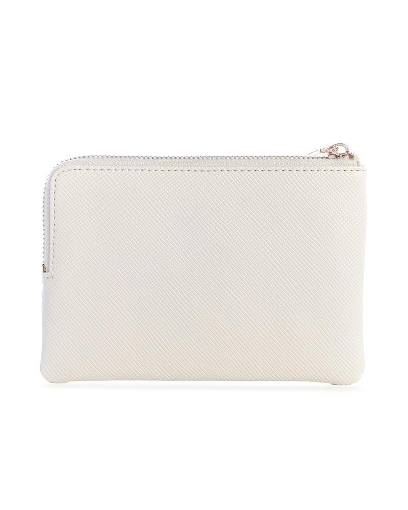 Billetera Patsie Slg Key Ring Pouch Blanco-1