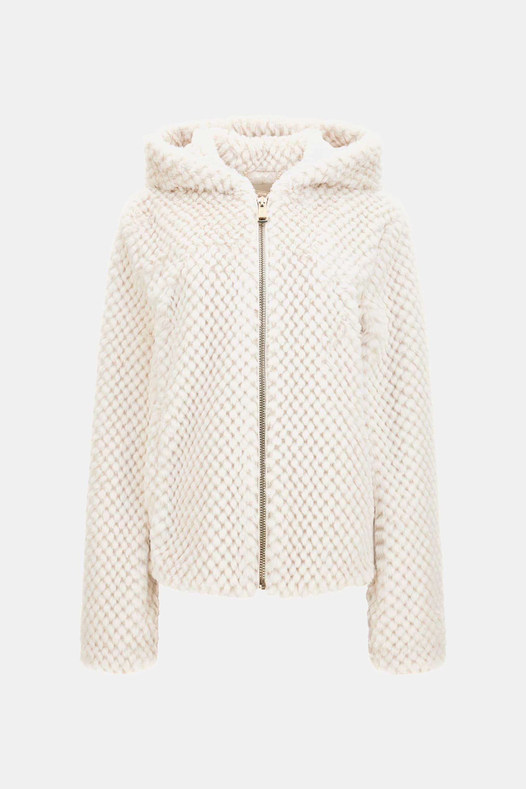 Chaqueta Guess Mujer New Theoline Jacket Crema-5