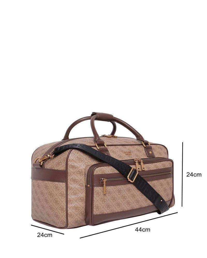 Bolso Guess Hombre Keith Duffel Bag Café-4