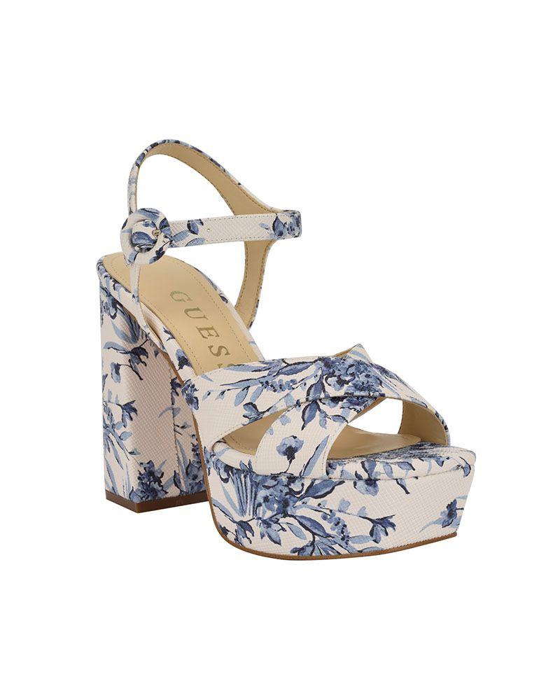 Sandalias Guess Mujer Footwear Gwvallenn Celeste-0
