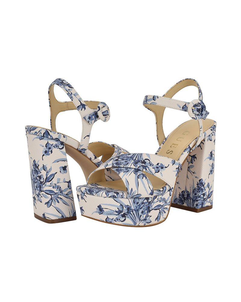 Sandalias Guess Mujer Footwear Gwvallenn Celeste-5