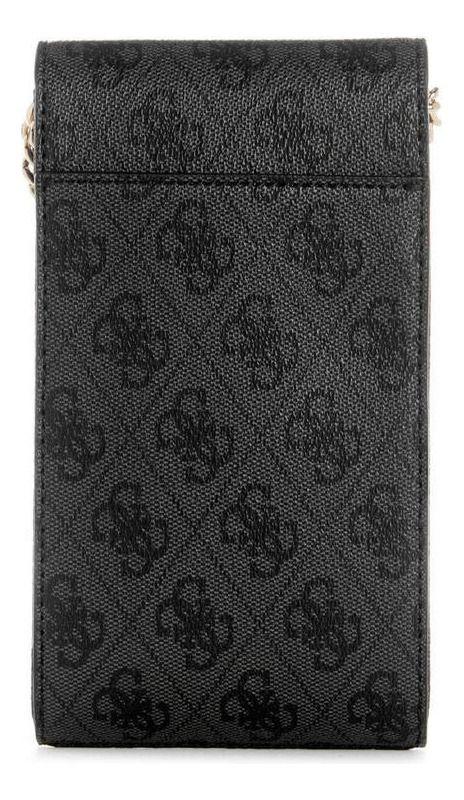 Mini Cartera Guess Mujer Noelle Flap Chit Chat Carbón-2