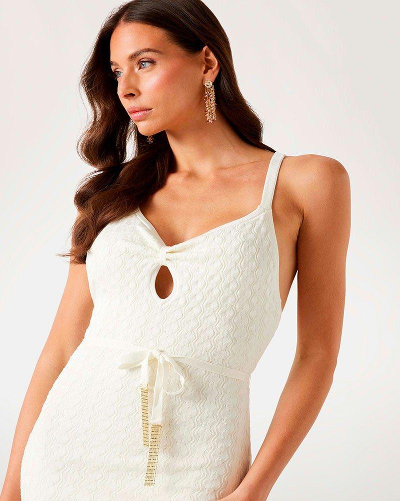 Vestido Sl Vn Cutout Silvie Mirage Drs Blanco-2